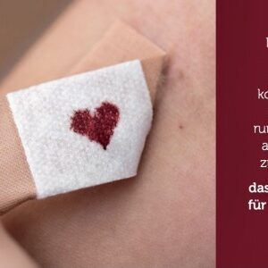 Karte mit Text von Lutz Scheufler zum Thema Impfstoff gegen das Sünder-Virus