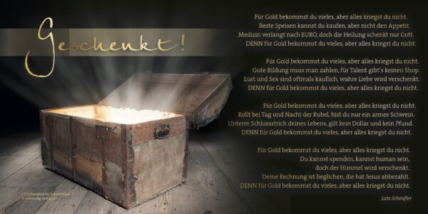 Karte Geschenkt