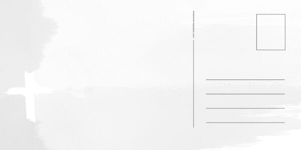 Postkarte Ich komme jetzt zu Dir Rückseite