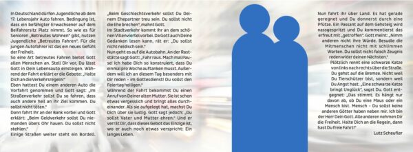 Klappkarte "Betreutes Fahren" innen