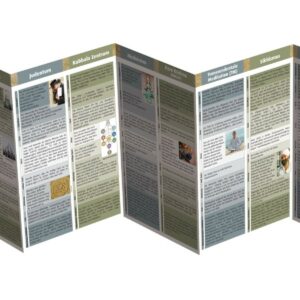 Inner Cube-Studienfaltkarte "Christentum, Sekten & Religion" aufgeklappt